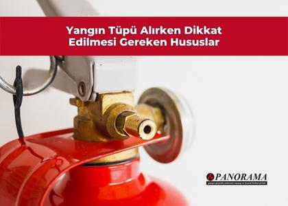 Yangın Tüpü Alırken Dikkat Edilmesi Gerekenler Hususlar